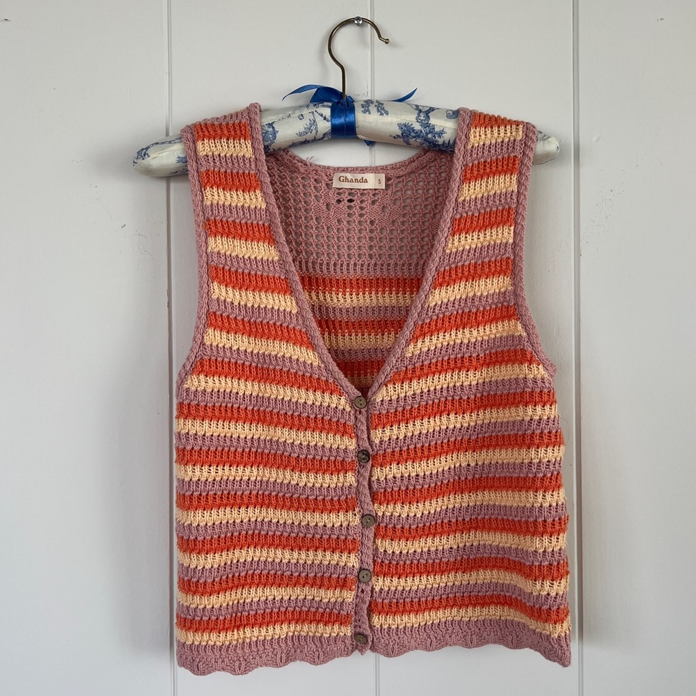 Crochet vest top (retro / 70s vintage style)
